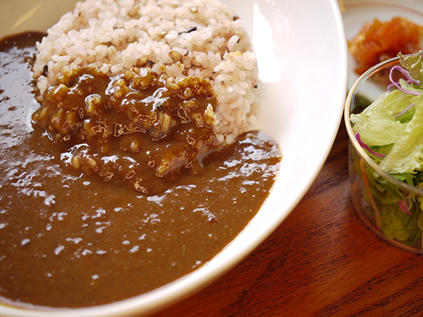 16穀米カツカレー